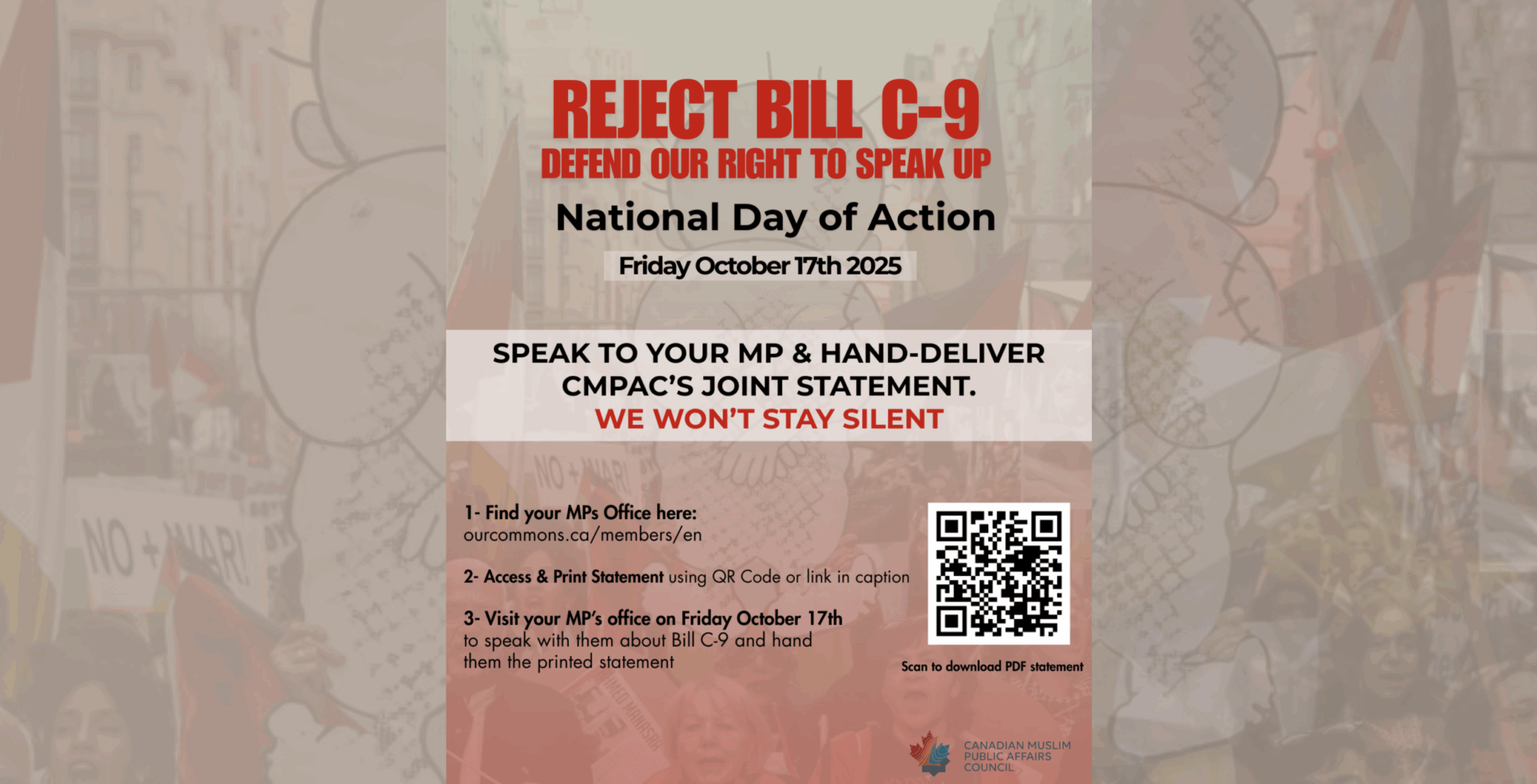 NATIONAL DAY OF ACTION: Reject Bill C-9: Defend Our Right to Speak Up ...